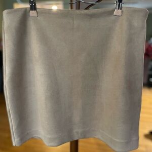 Banana Republic Faux Suede A-Line Skirt - 8